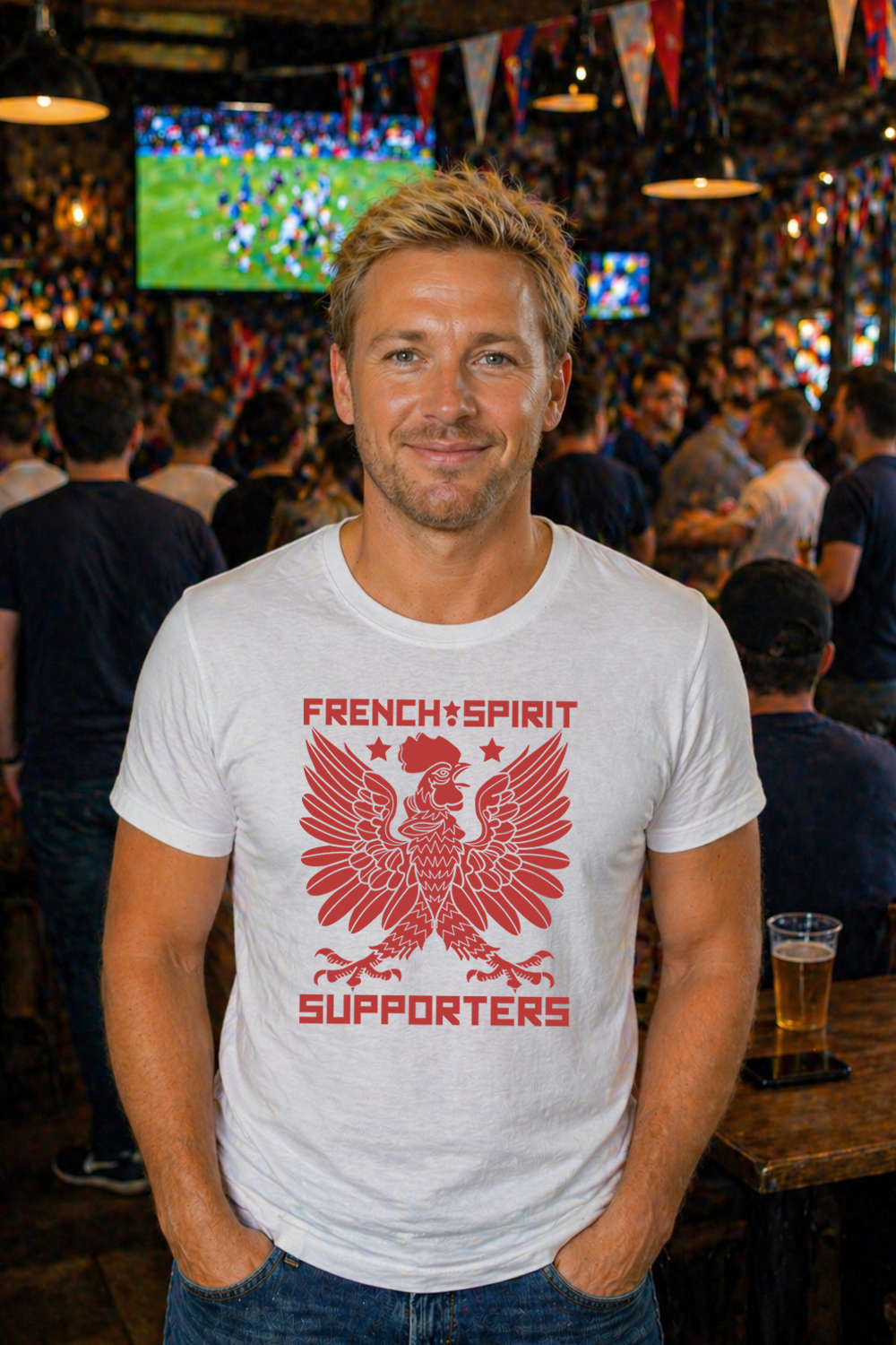 French Spirit Supporter Made in France